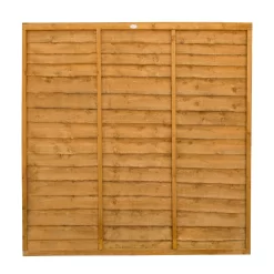 Forest Larchlap Lap 6x6ft Fence Panel - Pack Of 3
