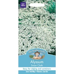 Mr. Fothergill's Alyssum Snow Cloth Seeds