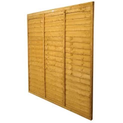Forest Larchlap Lap 1.5m Fence Panel - Pack Of 5
