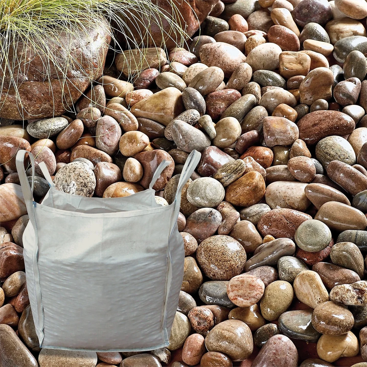 Stylish Stone Premium Scottish Cobbles - Bulk Bag 750 Kg