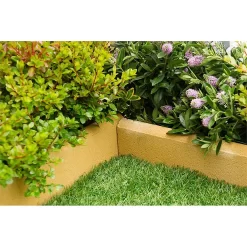 Stylish Stone Round Top Edging 600mm - Gold (Full Pack)