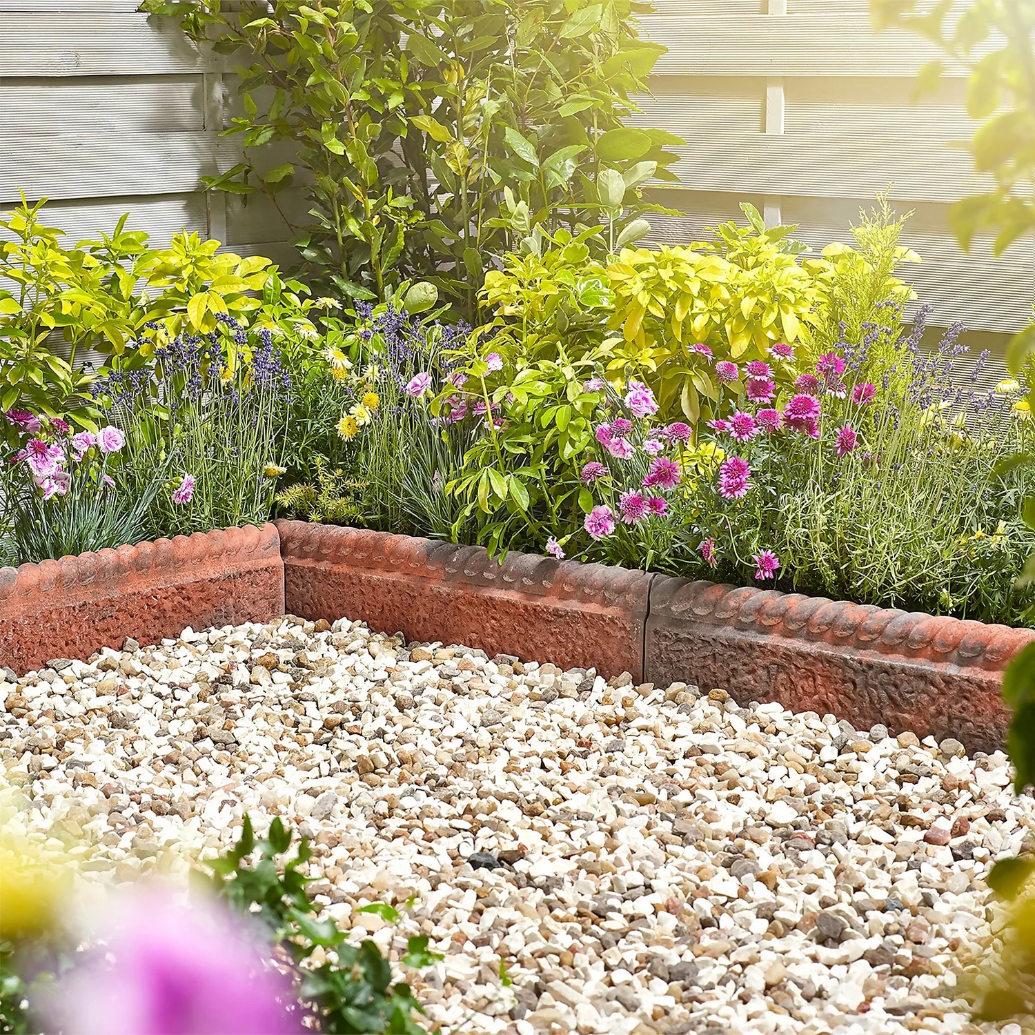 Stylish Stone Rustic Full Rope Top Edging - Antique Red (Full Pack) - Image 2