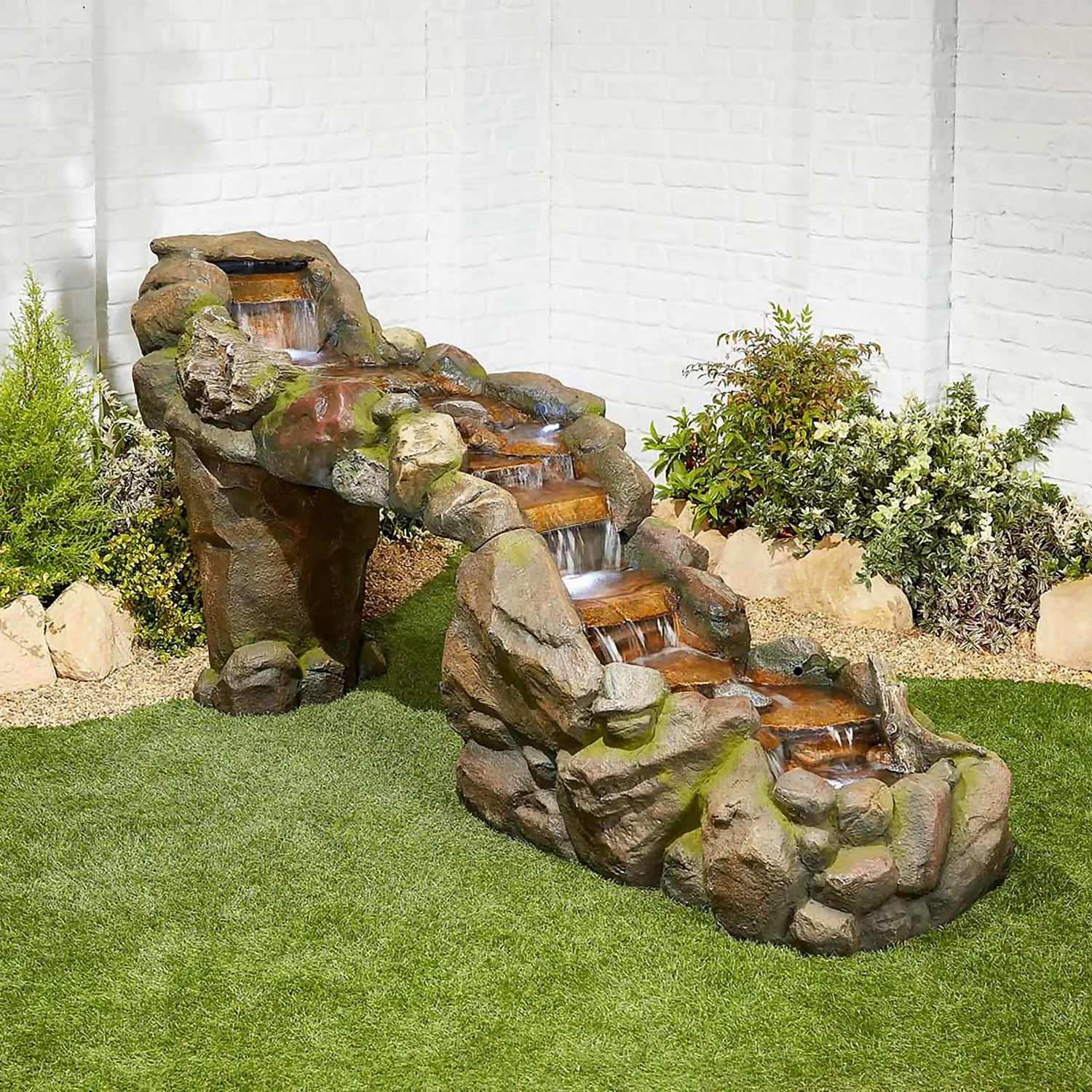 Stylish Fountains Bustling Waters Including LED Lights - Image 4