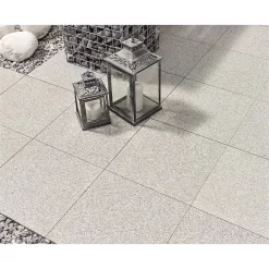 Stylish Stone Granite Paving 400 X 400mm - Light Grey (Full Pack)