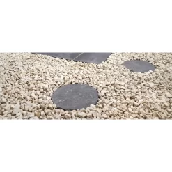 Stylish Stone Natural Stepping Stone 300mm - Charcoal