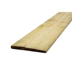 Metsa Feather Edge Fence Board Green Wood Fencing Slat 1.8m (11mm X 125mm X 1800mm) - Pack Of 8