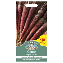 Mr. Fothergill's Carrot Purple Sun F1 Seeds