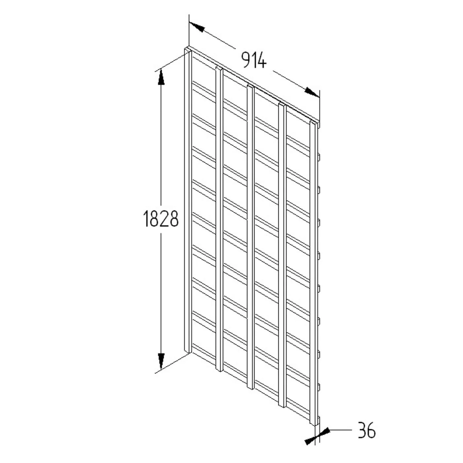 Heavy Duty Trellis - 91cm - Pack Of 4 - Image 5