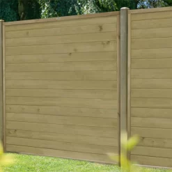 Horizontal Tongue & Groove Fence Panel - 6ft - Pack Of 5