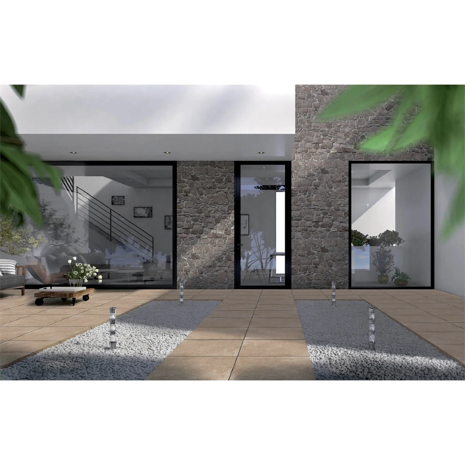Porcelain Patio Kit 23.04m2 Blonde - Image 2