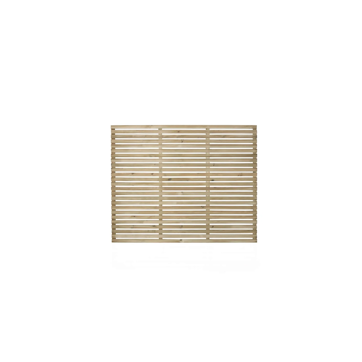 6ft X 5ft (1.8m X 1.5m) Pressure Treated Contemporary Slatted Fence Panel - Pack Of 4 - Image 3