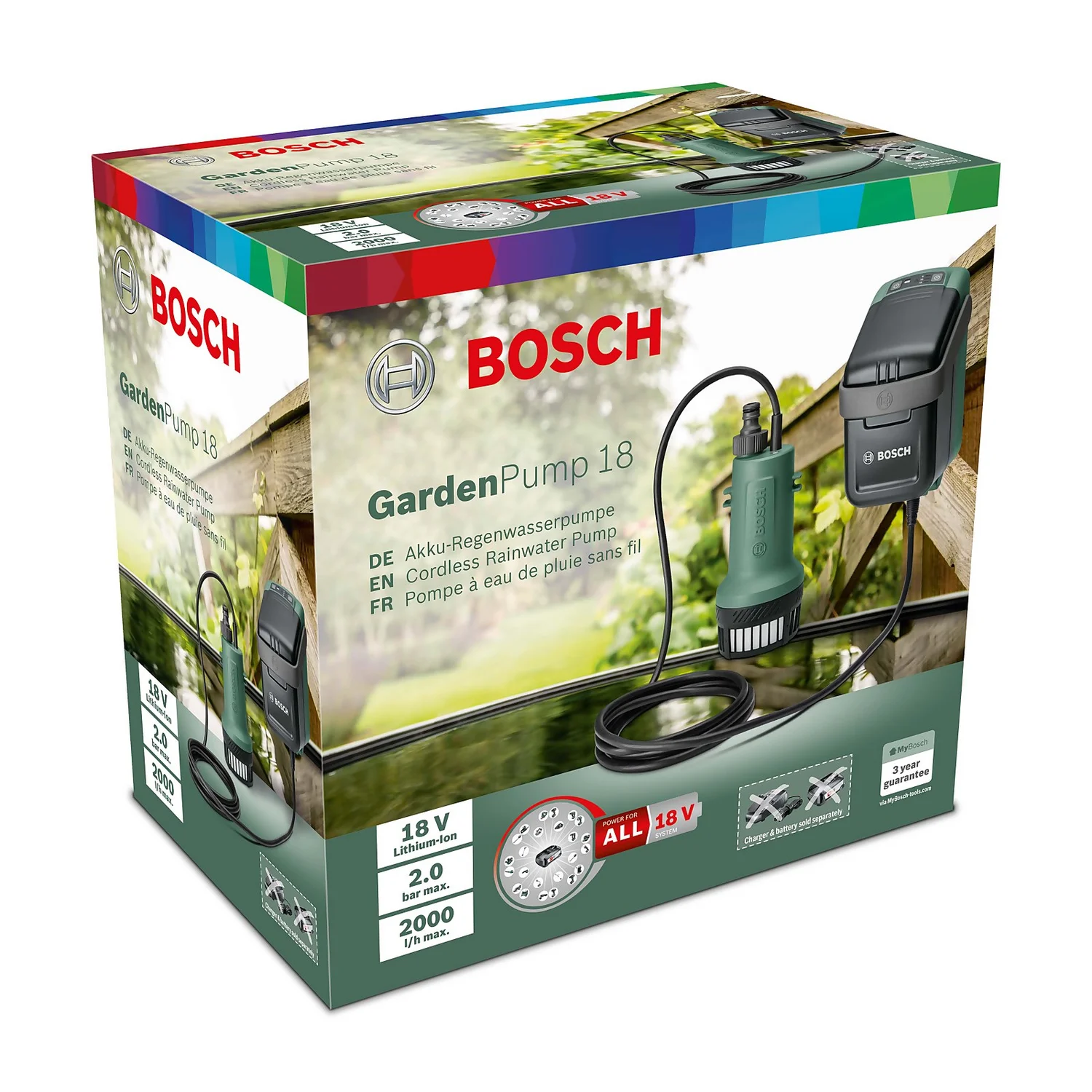 Bosch Gardenpump 18 Watering Pump - Image 10
