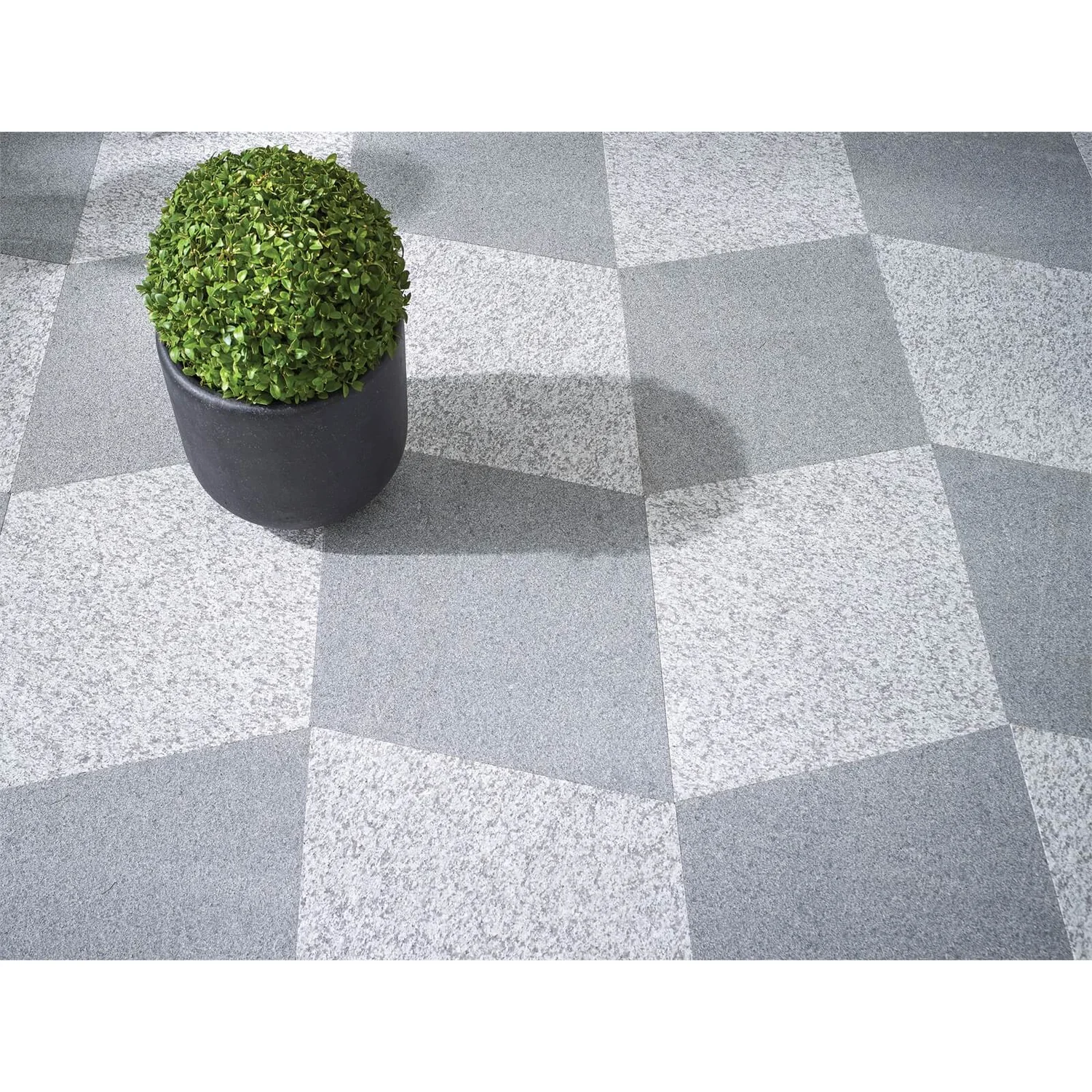 Granite Diamond Paving 450 X 450mm Light Grey (Full Pack)