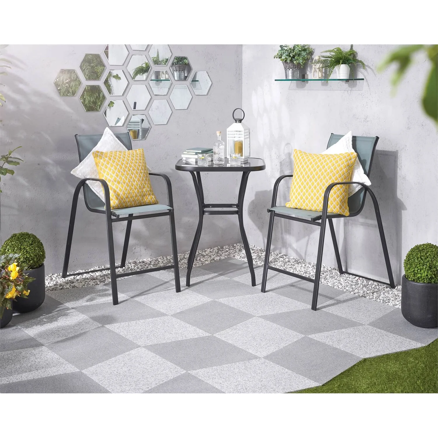 Granite Diamond Paving 450 X 450mm Light Grey (Full Pack) - Image 3