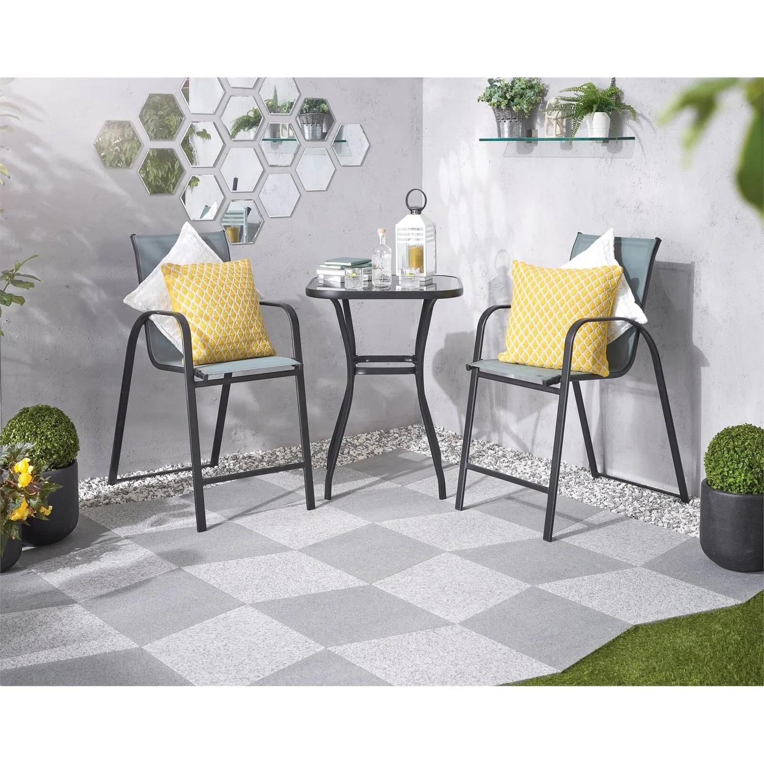 Granite Diamond Paving 450 X 450mm Dark Grey - Pack Of 78 - Image 3