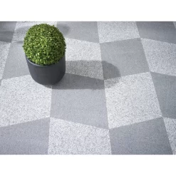 Granite Diamond Paving 450 X 450mm Dark Grey - Pack Of 78