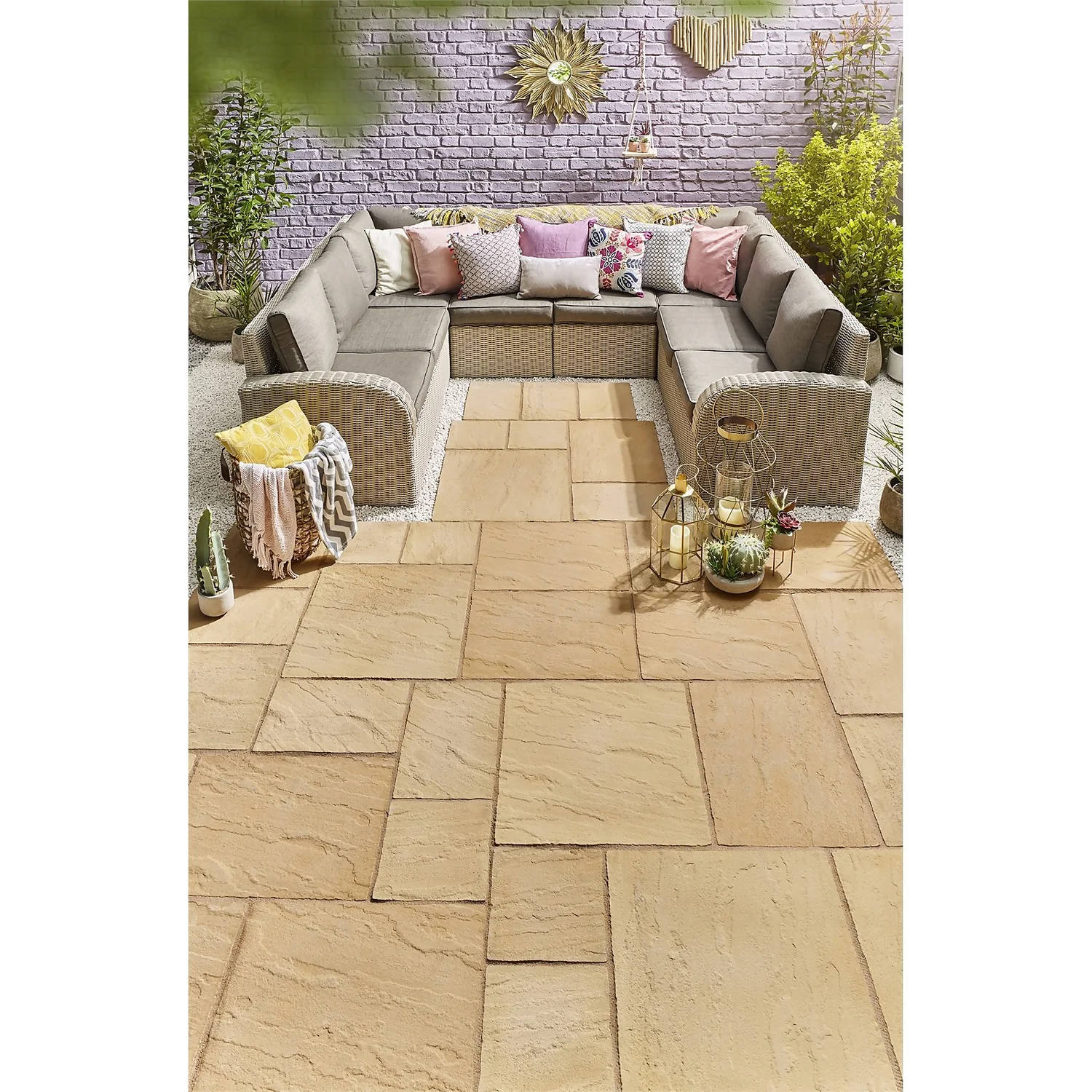 Chantry Paving 300 X 300mm Gold (Full Pack) - Image 2