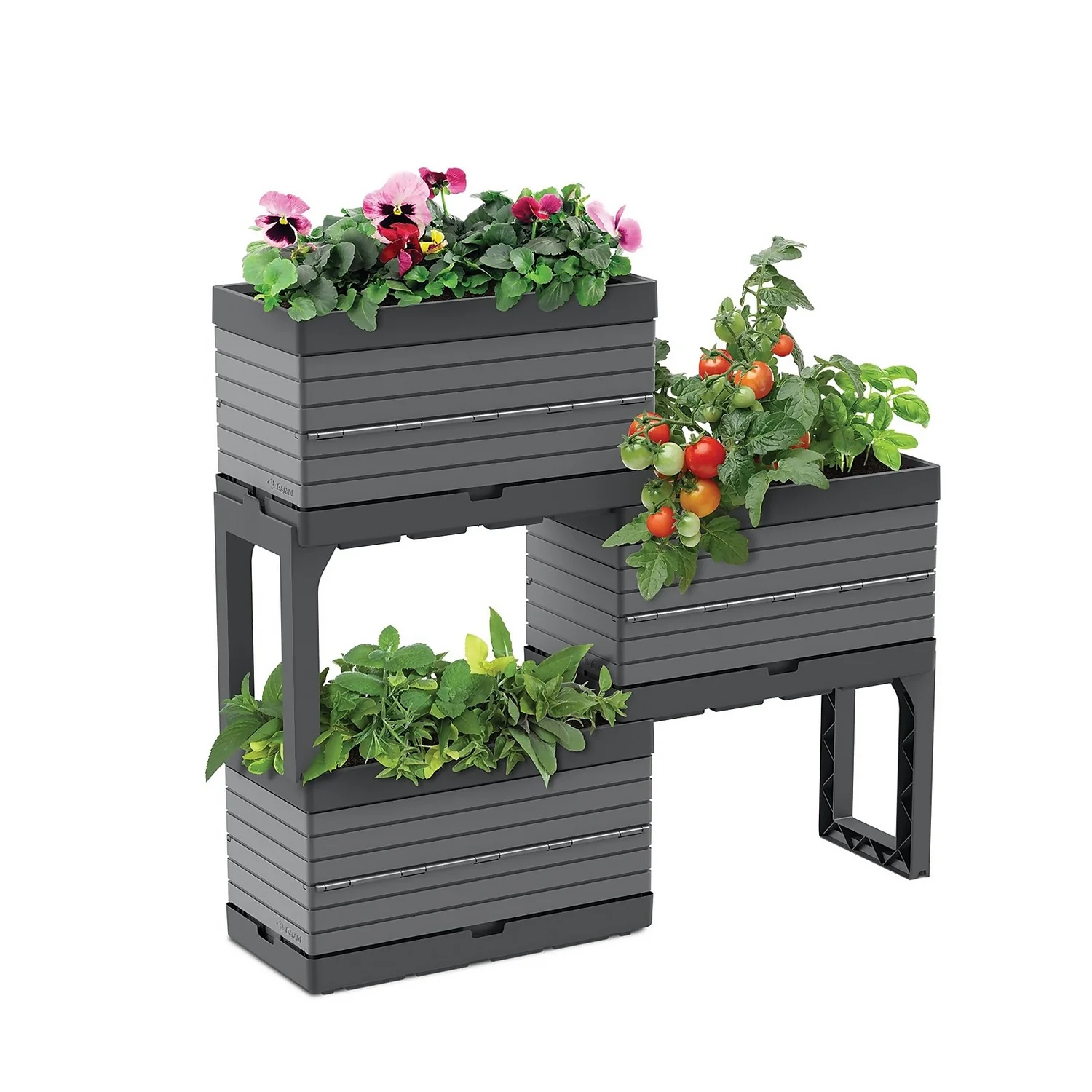 Modular Planter Set - Grey