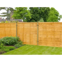 Forest Lap Fence Panel - 6x5ft
