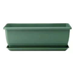 Self Watering Balconniere Troughs In Green - 50cm