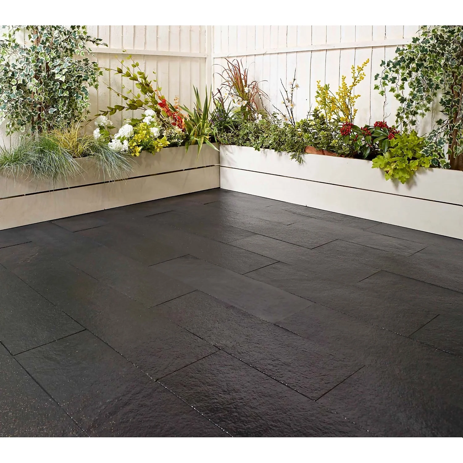 Stylish Stone Sawn Limestone 600 X 200mm - Charcoal (Full Pack) - Image 3