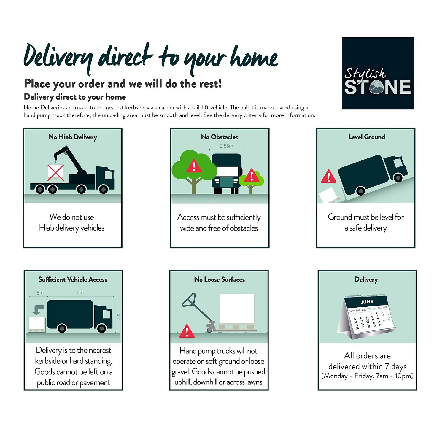 Stylish Stone Belfrey Octagon Kit 2.3m - Graphite - Image 2