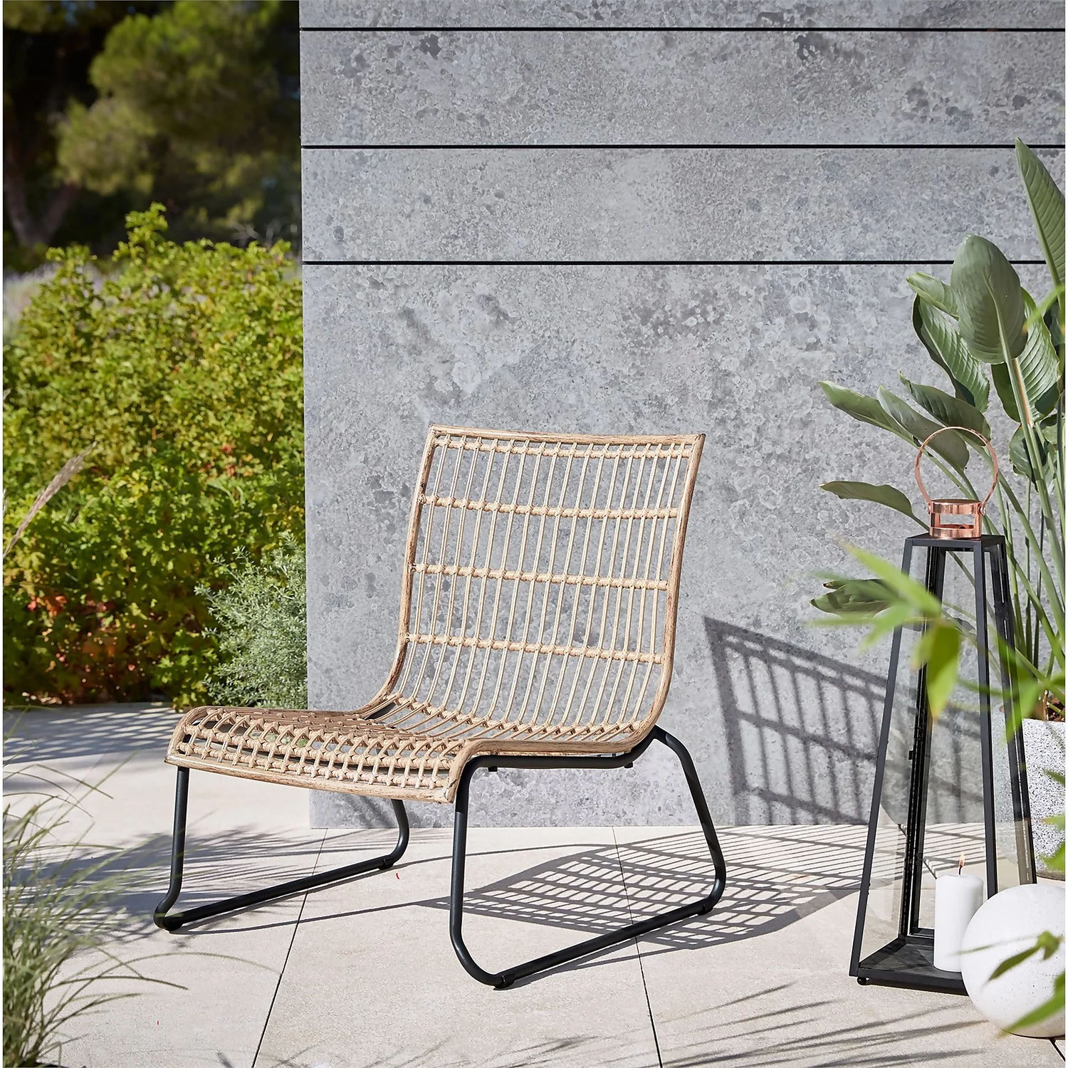 None Bamboo Stacking Chair - Image 2