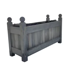 Wooden Trough - Grey