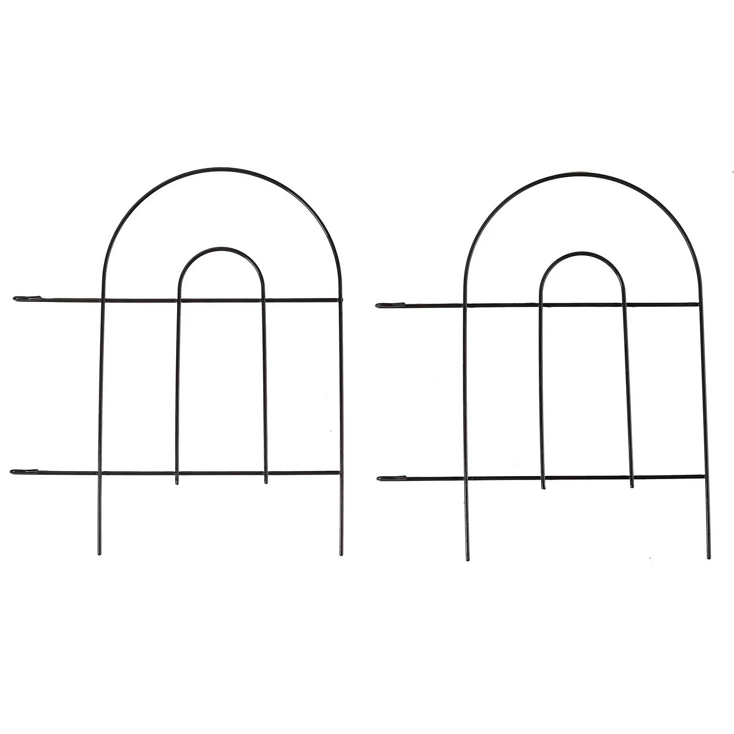 Smart Garden Fence 40cm X 3m - Black (4 Pack)