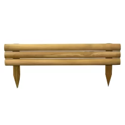 Forest Horizontal Log Garden Border Edging - 80cm