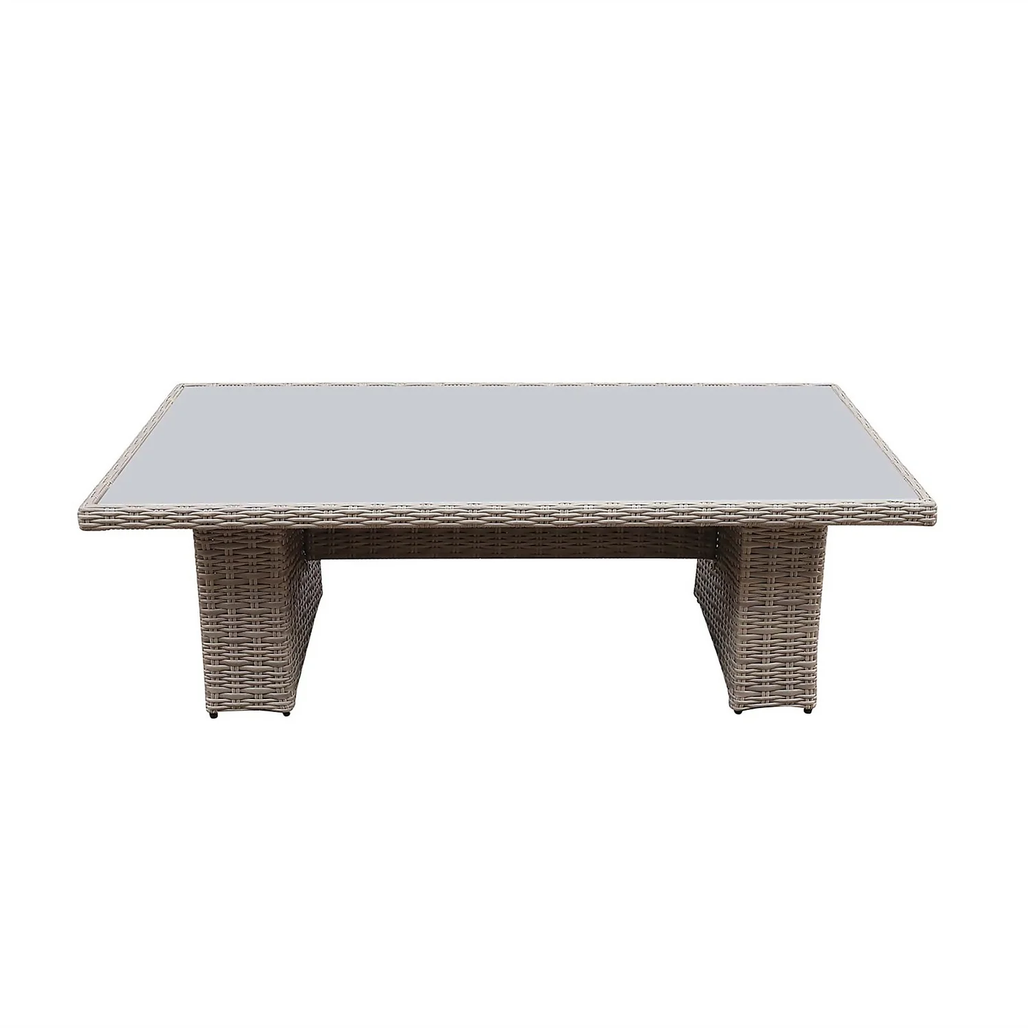 Mortimer Grey Rattan Garden Corner Sofa Set - Image 5