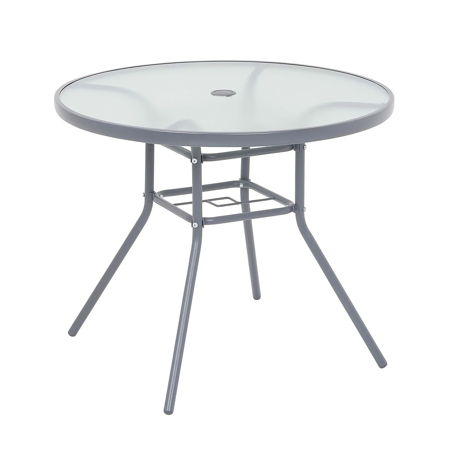 Andorra 4 Seater Garden Dining Set With Parasol - Image 4