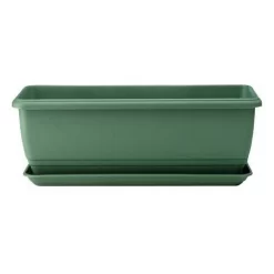 Self Watering Balconniere Troughs In Green - 70cm