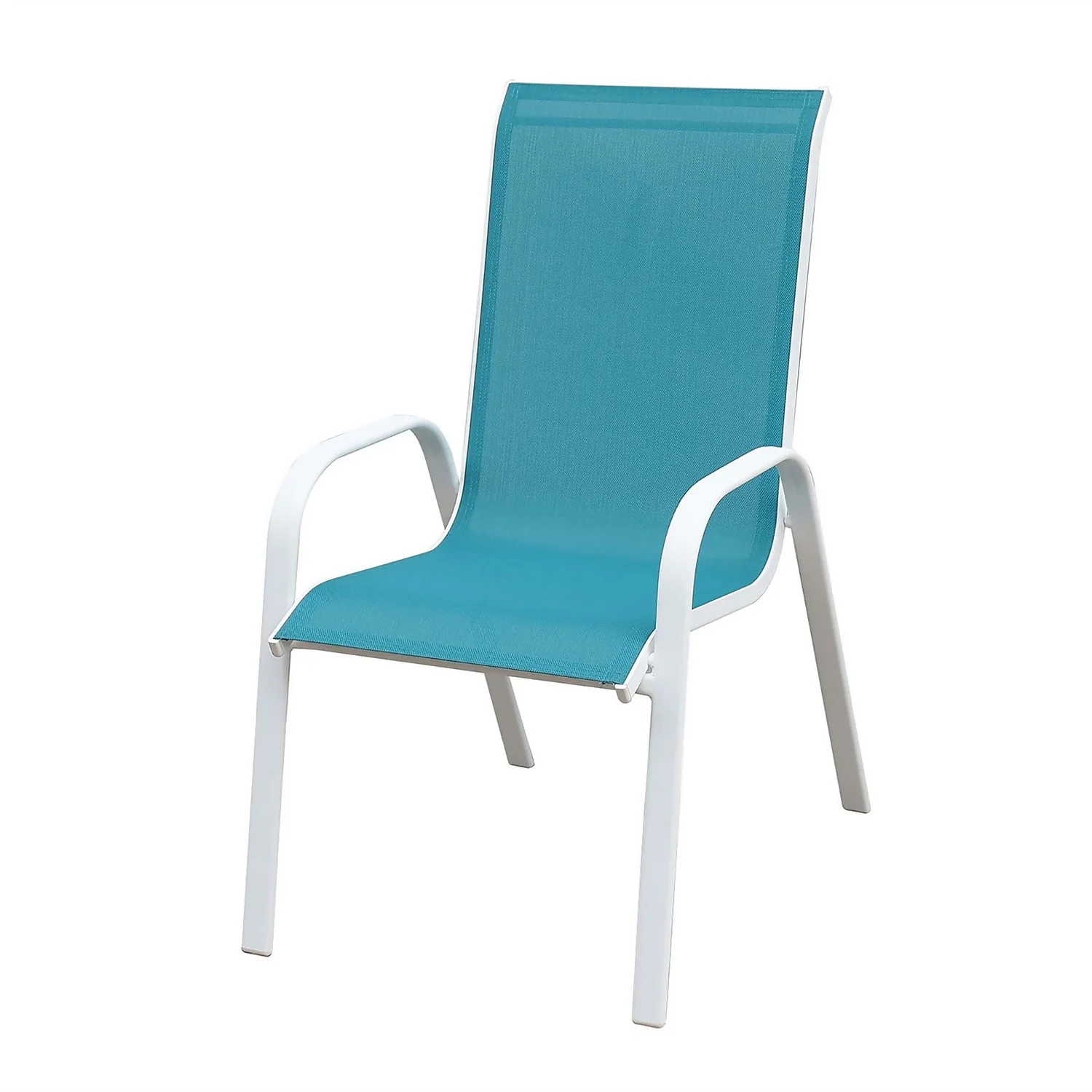 Malindi Stacking Chair - Blue - Image 2