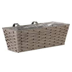 Firenze Faux Rattan Planter - 19 Inch