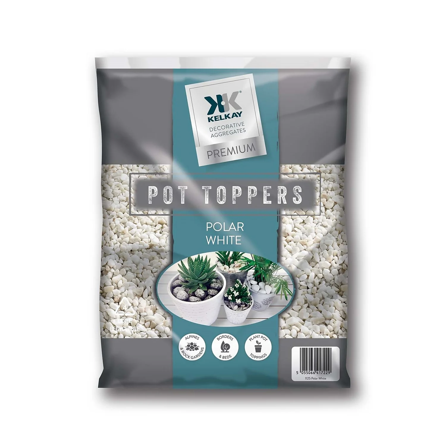 Polar White Pot Toppers - Handy Pack