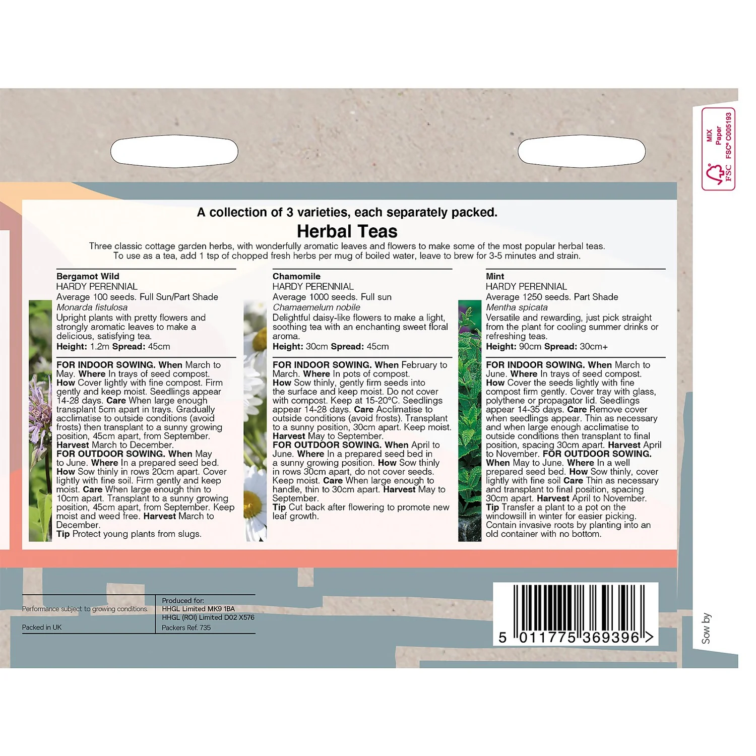 House Beautiful Herbal Teas Seeds - Image 2
