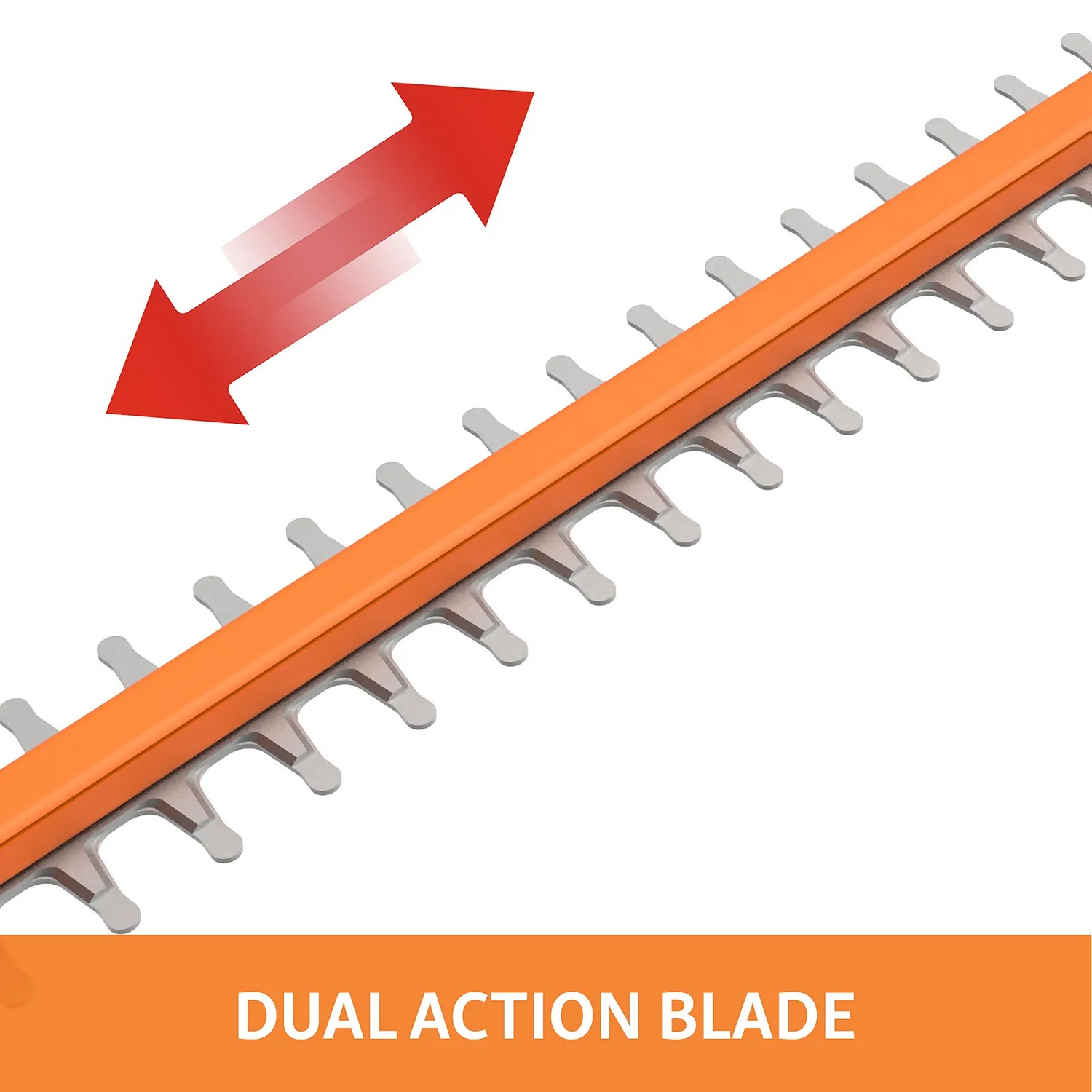 Worx WG260E.5 20V 2.0Ah Cordless Hedge Trimmer - 61cm - Image 6