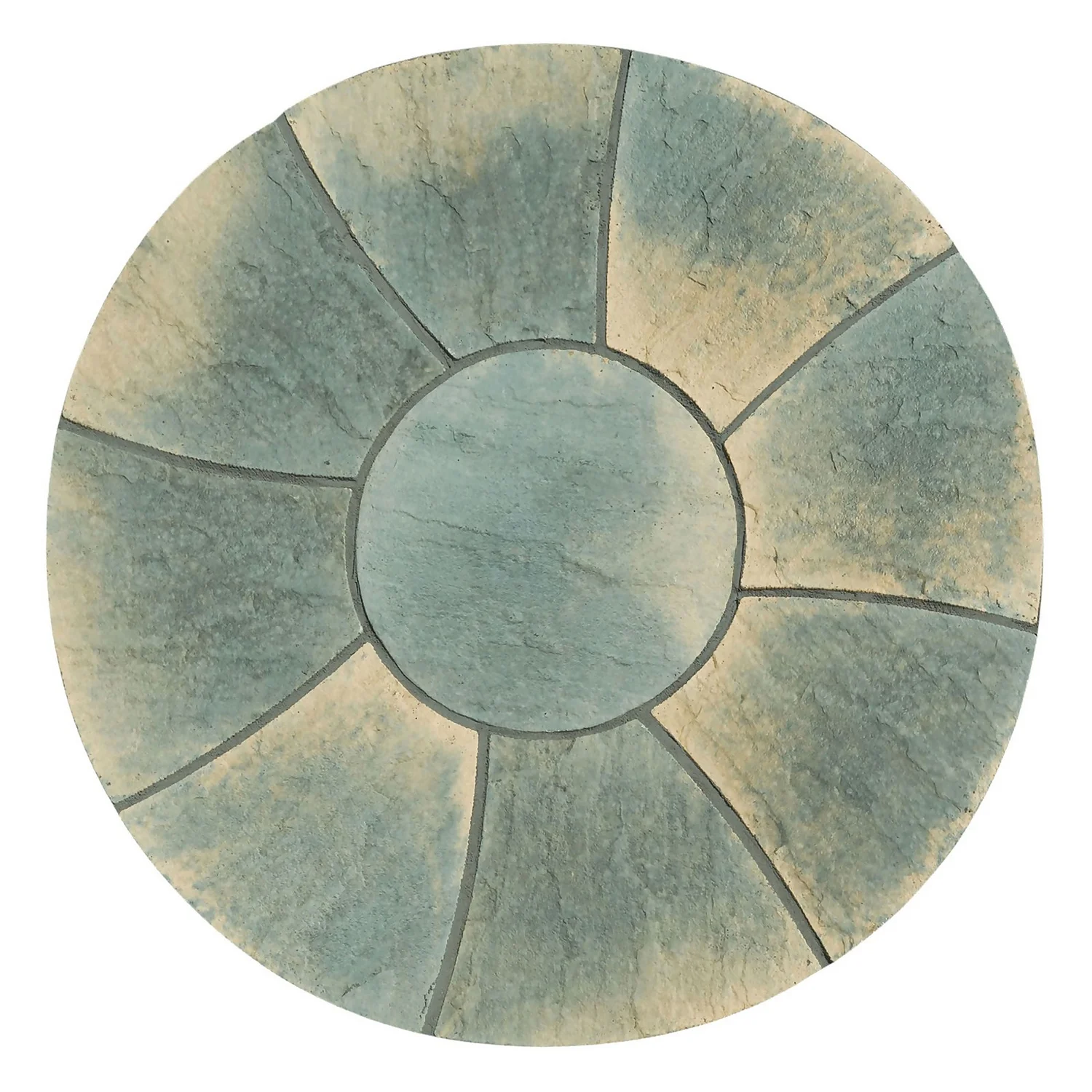 Stylish Stone Chantry Twist Circle Paving Kit 1.5m Antique