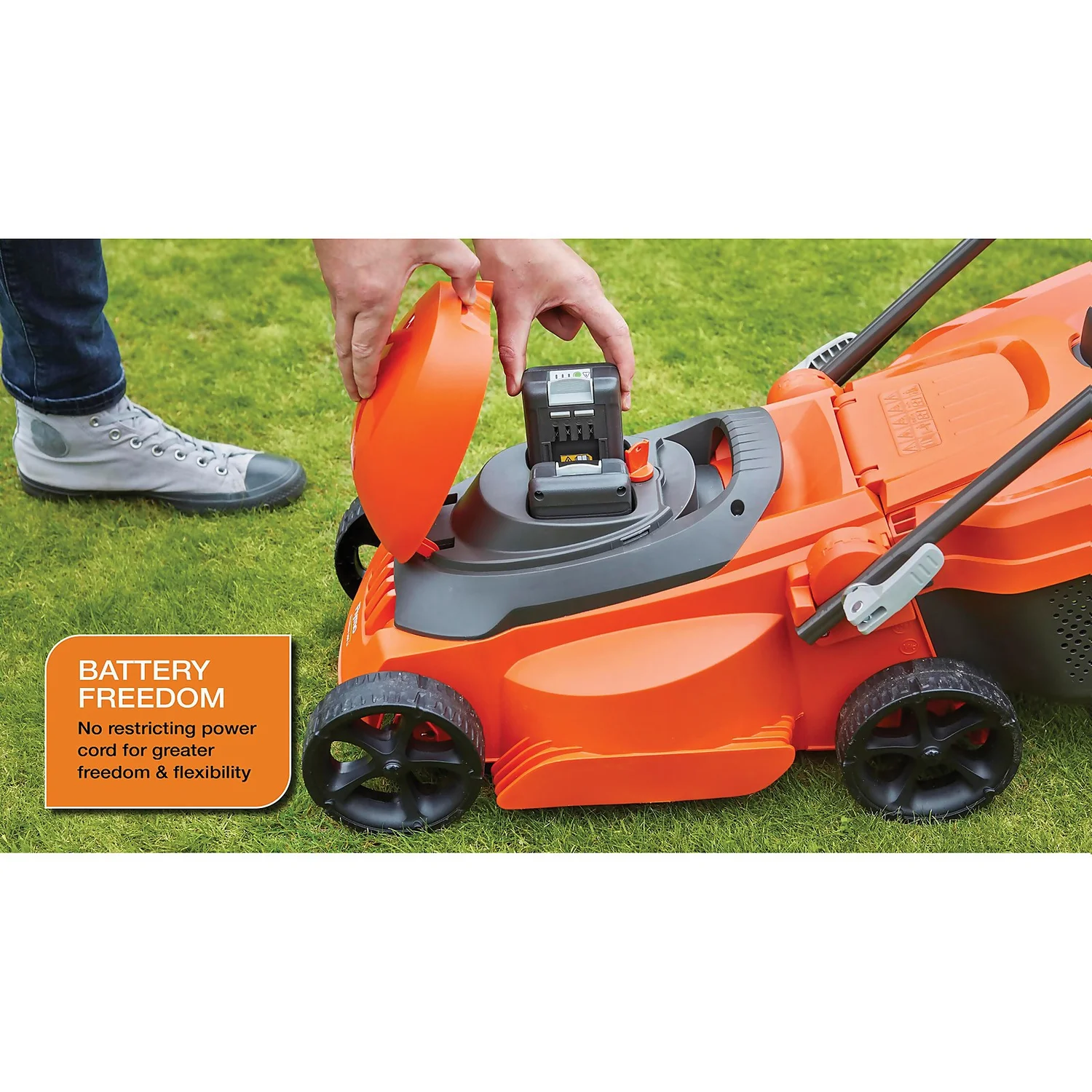 Flymo 40V SimpliStore 300R Li Cordless Lawn Mower - 30cm - Image 3