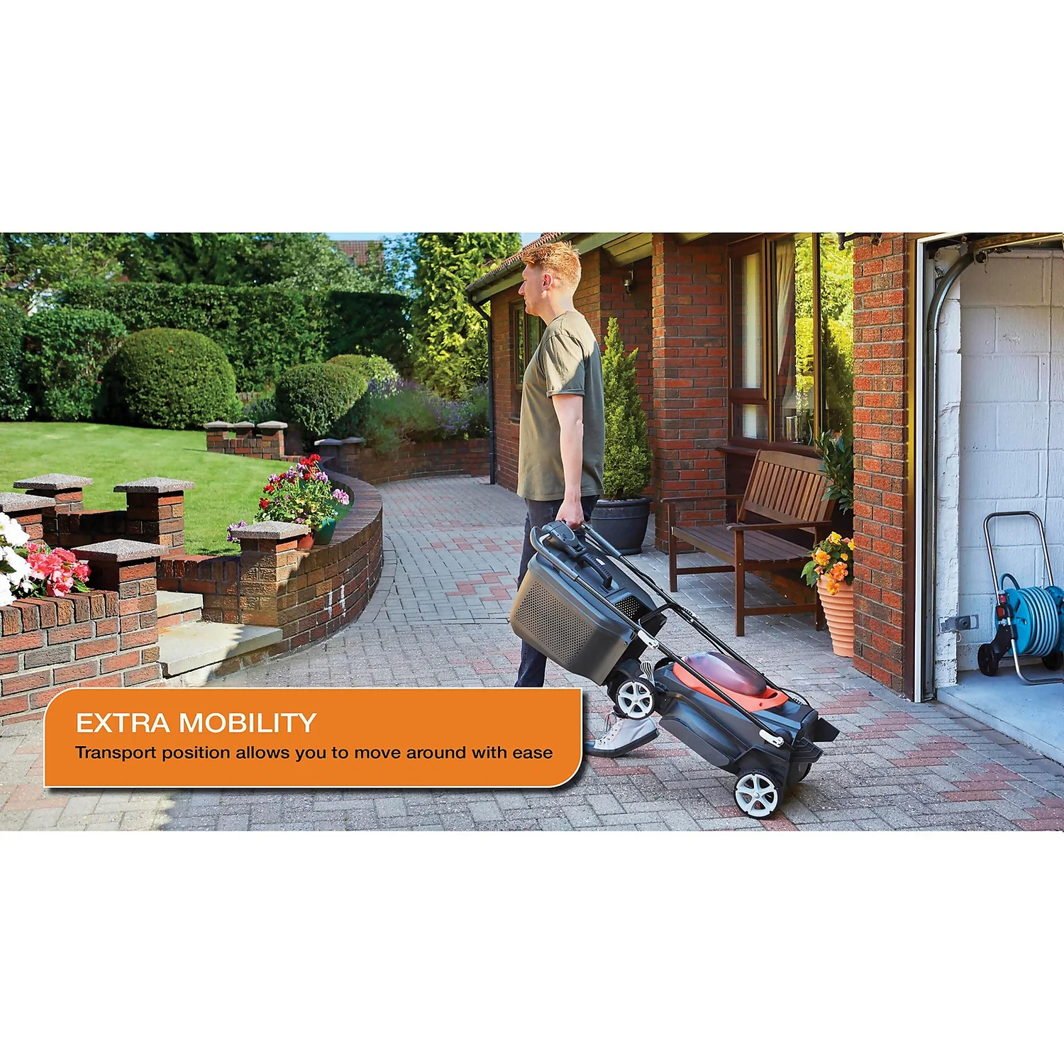 Flymo 36V UltraStore 380R Cordless Lawn Mower - 38cm - Image 7