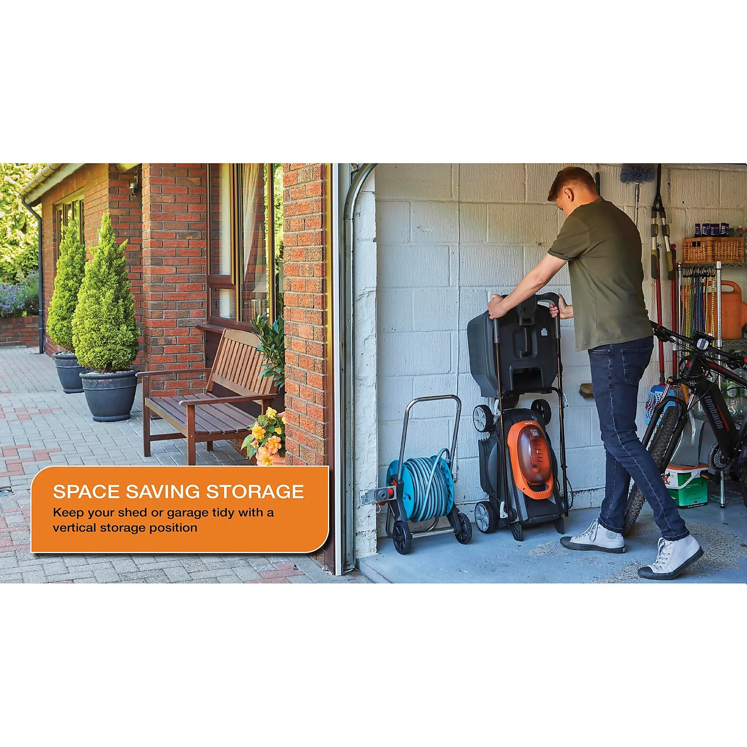 Flymo 36V UltraStore 380R Cordless Lawn Mower - 38cm - Image 8