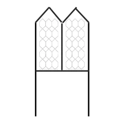 Agriframes Alpine Garden Screen - W 1.2m X H 1.7m - Black