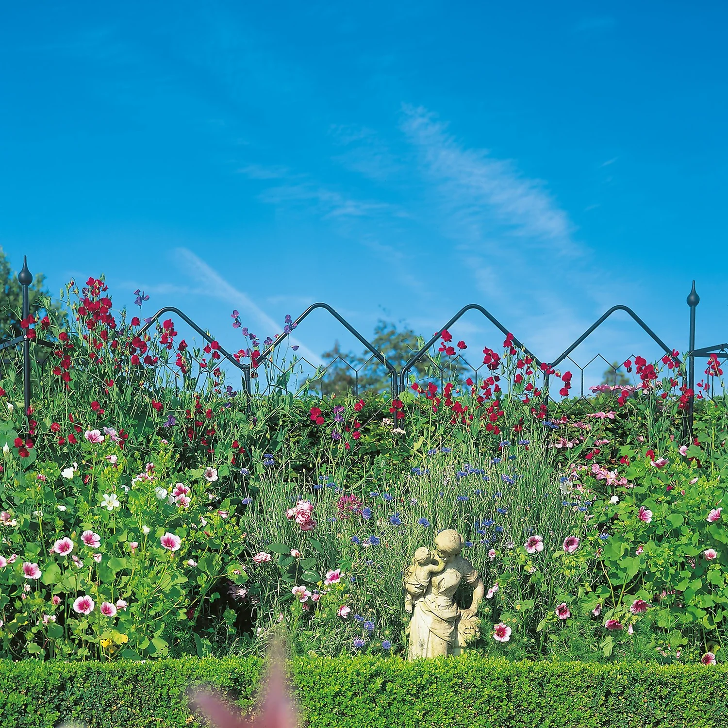 Agriframes Alpine Garden Screen - W 1.2m X H 1.7m - Black - Image 3