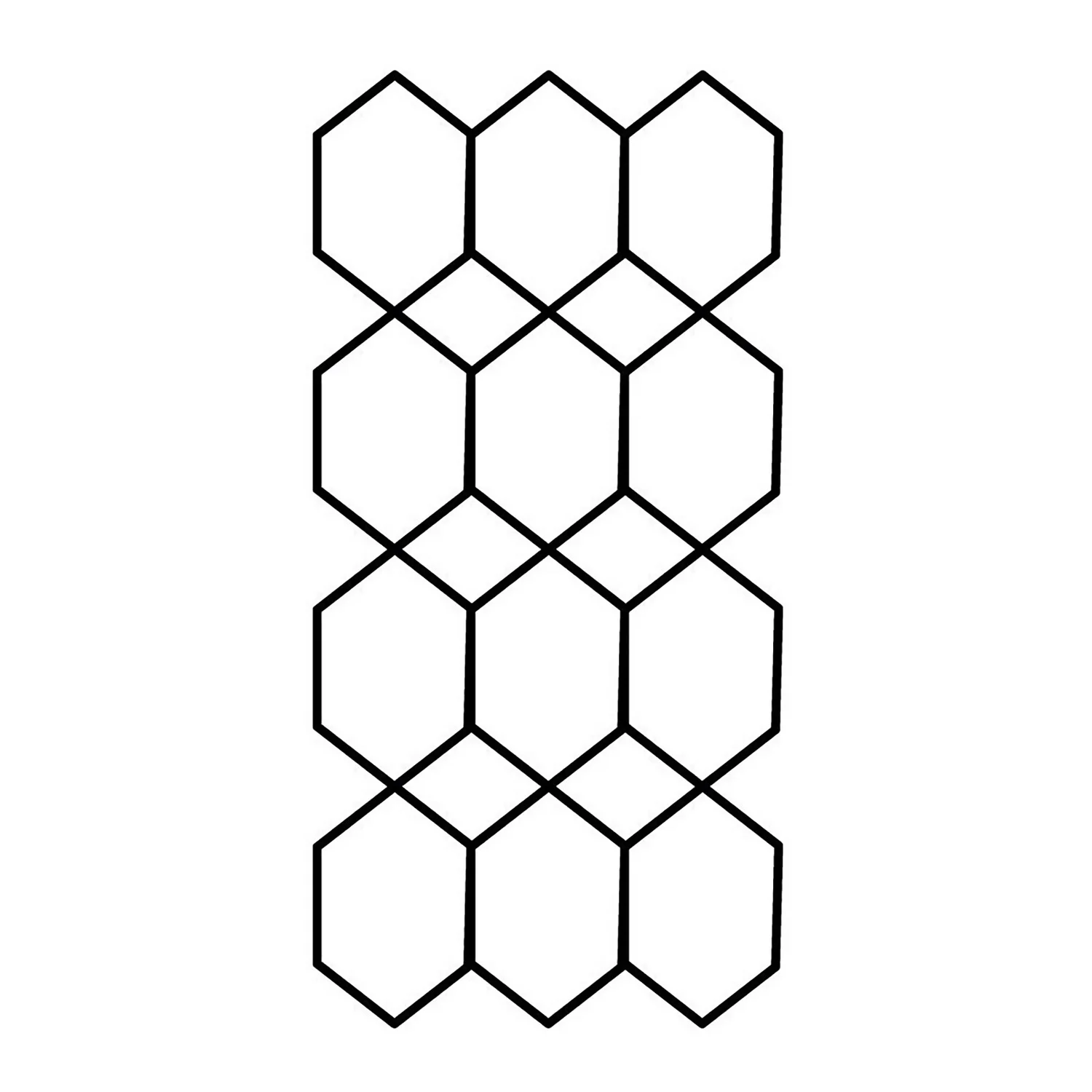 Agriframes Garden Wall Trellis (pack Of 2) - W 44cm X H1.02m Per Panel - Black