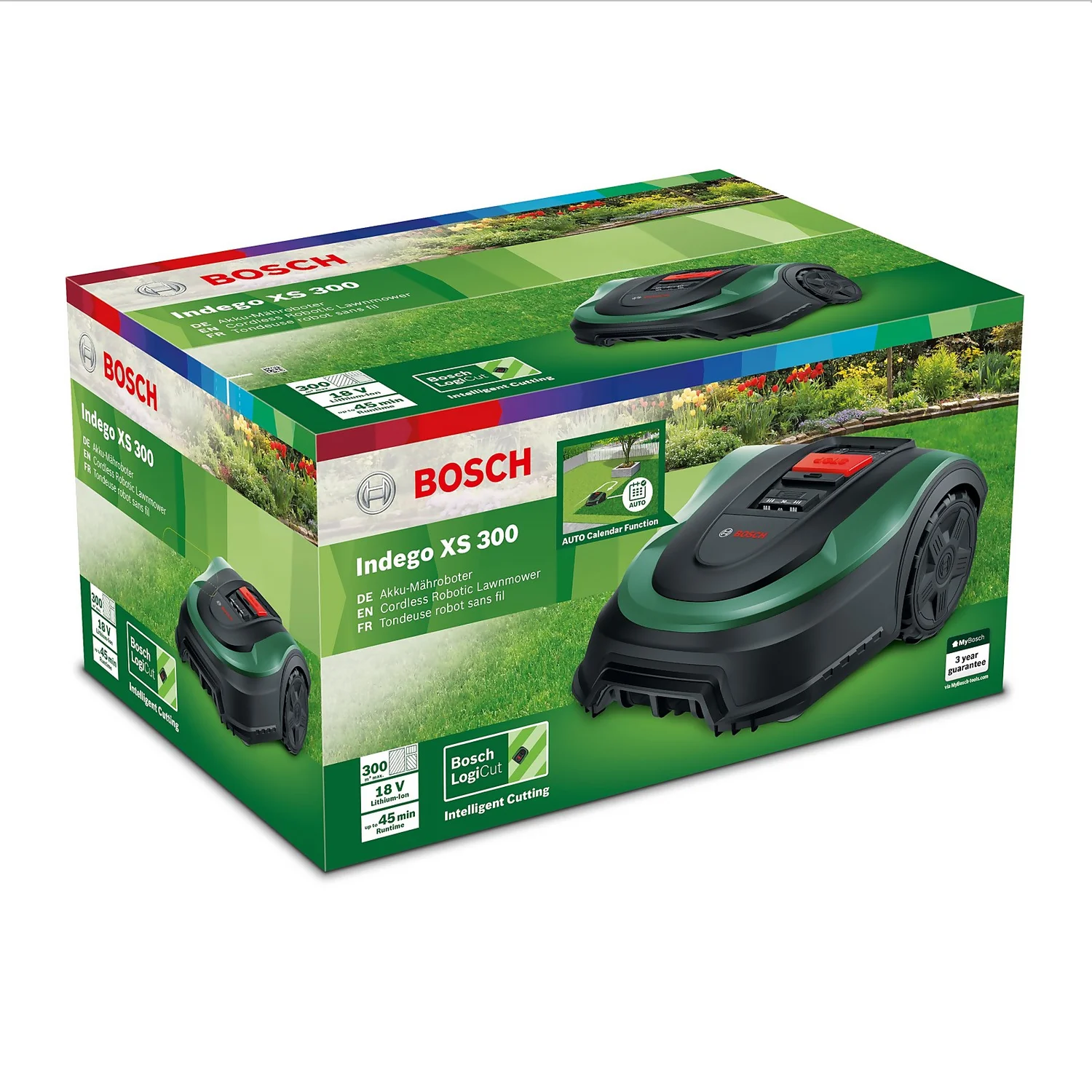 Bosch 18V Indego XS 300 Robotic Lawn Mower - 19cm - Image 3