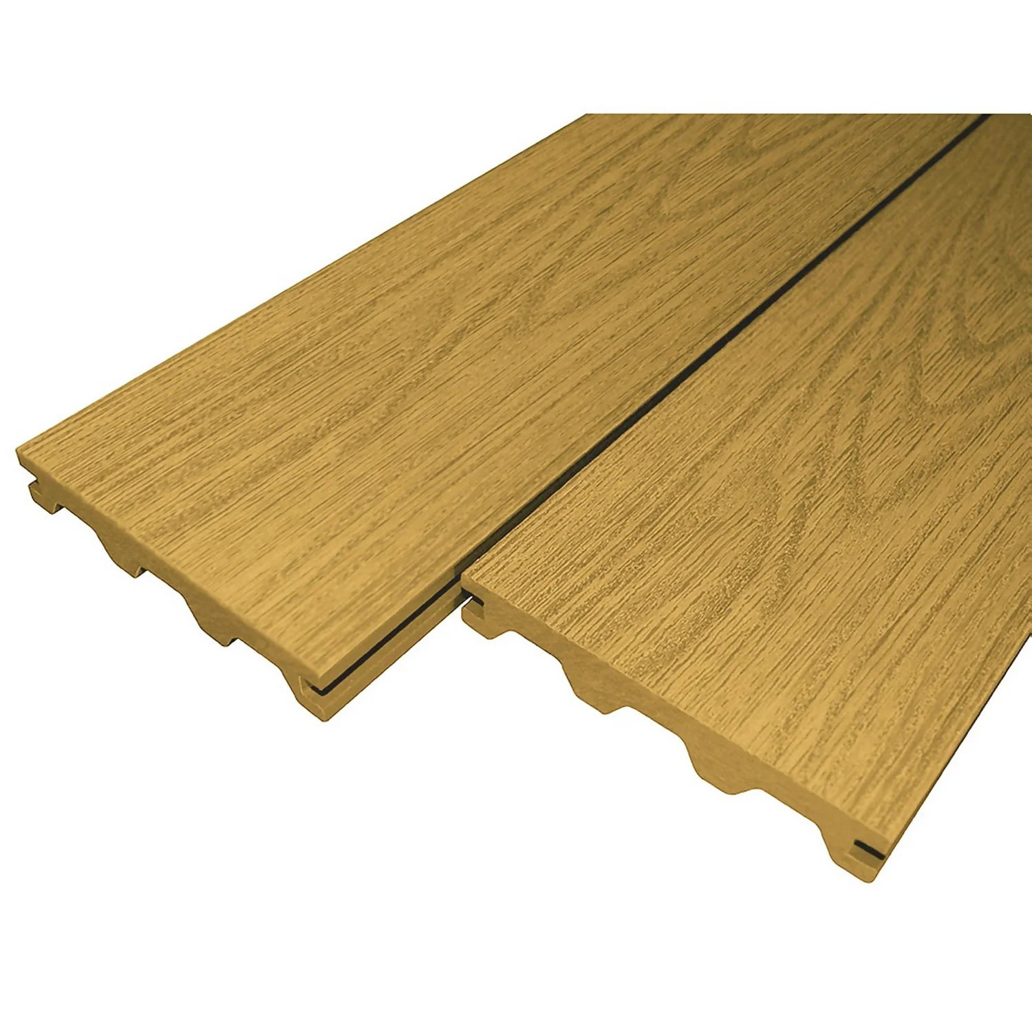 Victoria Composite Decking Woodgrain 30 Pack Teak - 15.12 M2