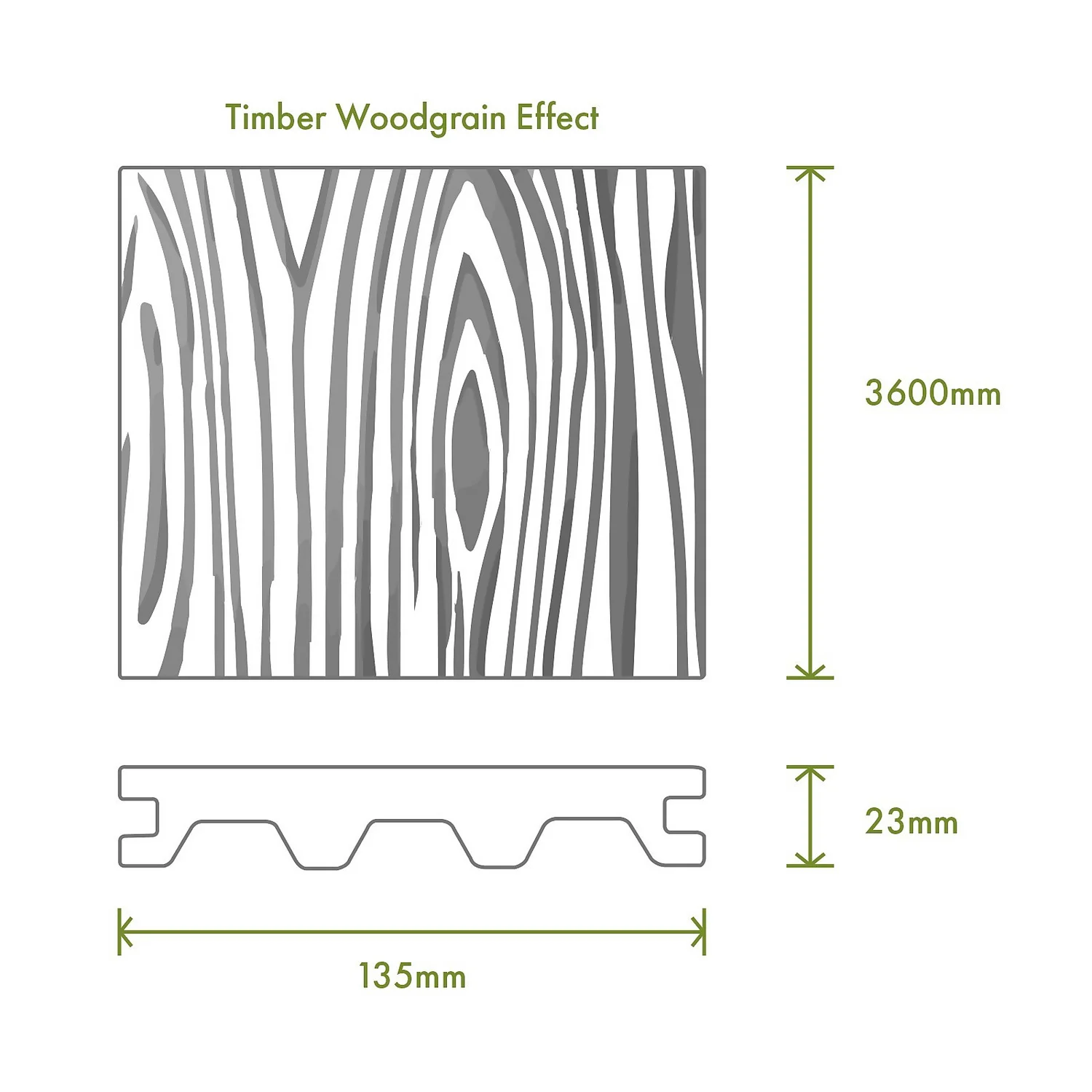Victoria Composite Decking Woodgrain 40 Pack Teak - 20.16 M2 - Image 3