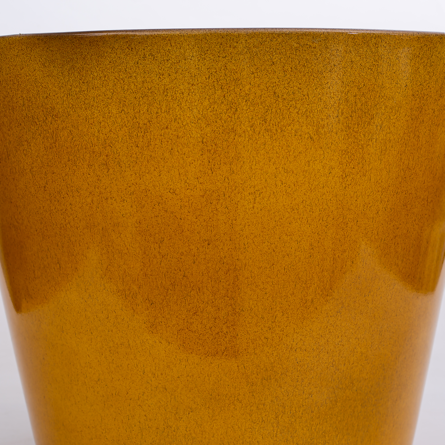 Glazed Finish Planter Mustard 30cm - Image 3