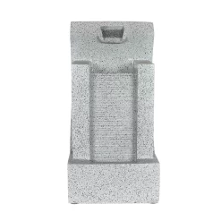 Stylish Fountain Kiso Column Garden Water Feature With LEDs